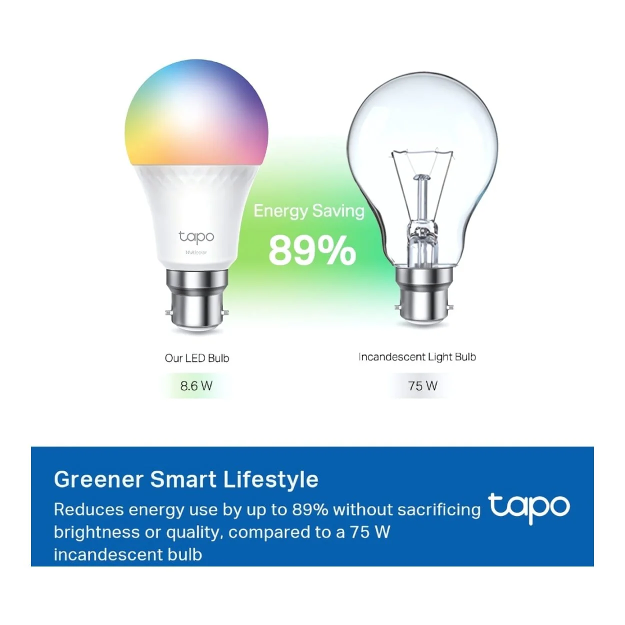 TP-Link Tapo L535B Multicolor Smart Wi-Fi Light Bulb - Image 3