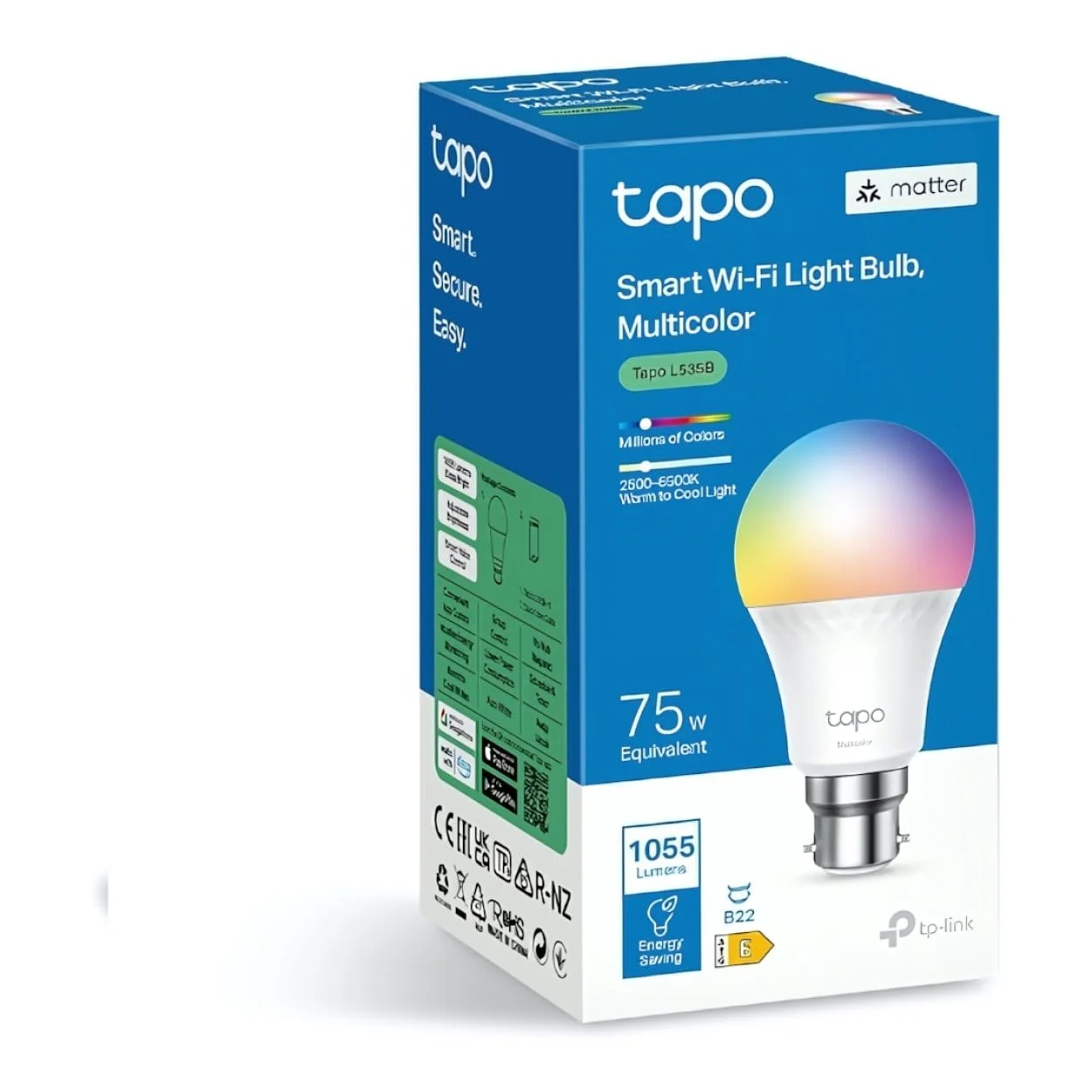 TP-Link Tapo L535B Multicolor Smart Wi-Fi Light Bulb - Image 6