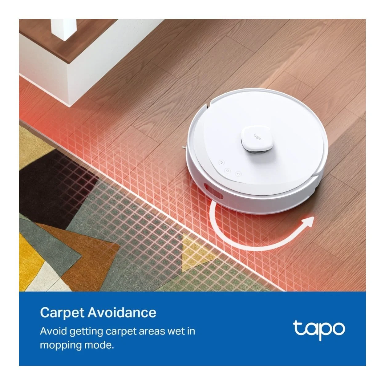 TP-Link Tapo RV30 Max 5300Pa Hyper Suction Robot Vacuum & Mop White - Image 9