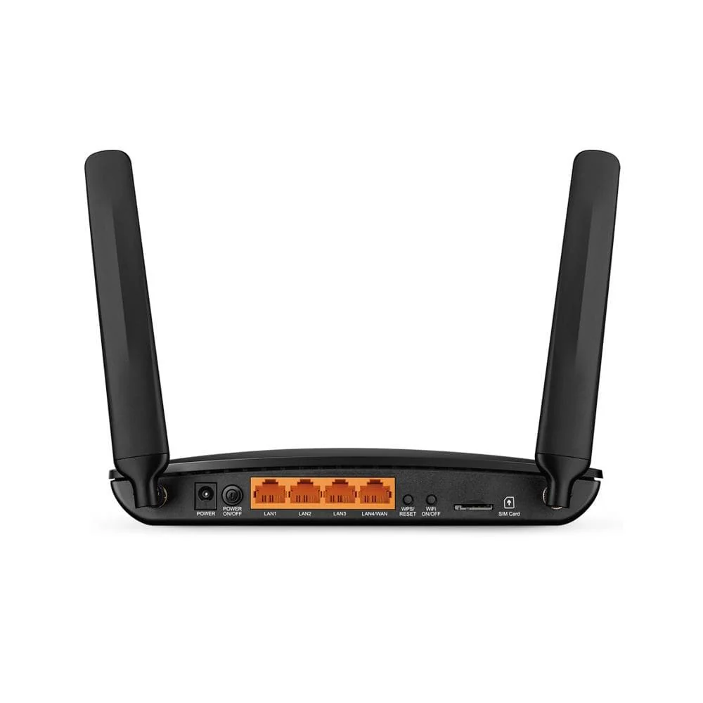 TP-Link TL-MR150 Wi-Fi 4 Wireless Router Single-band 2.4GHz Fast Ethernet 3G 4G Black - Image 3