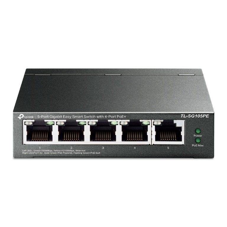 TP-Link TL-SG105PE 5-port GbE Easy Smart Managed Switch with 4-port PoE+ - Image 2