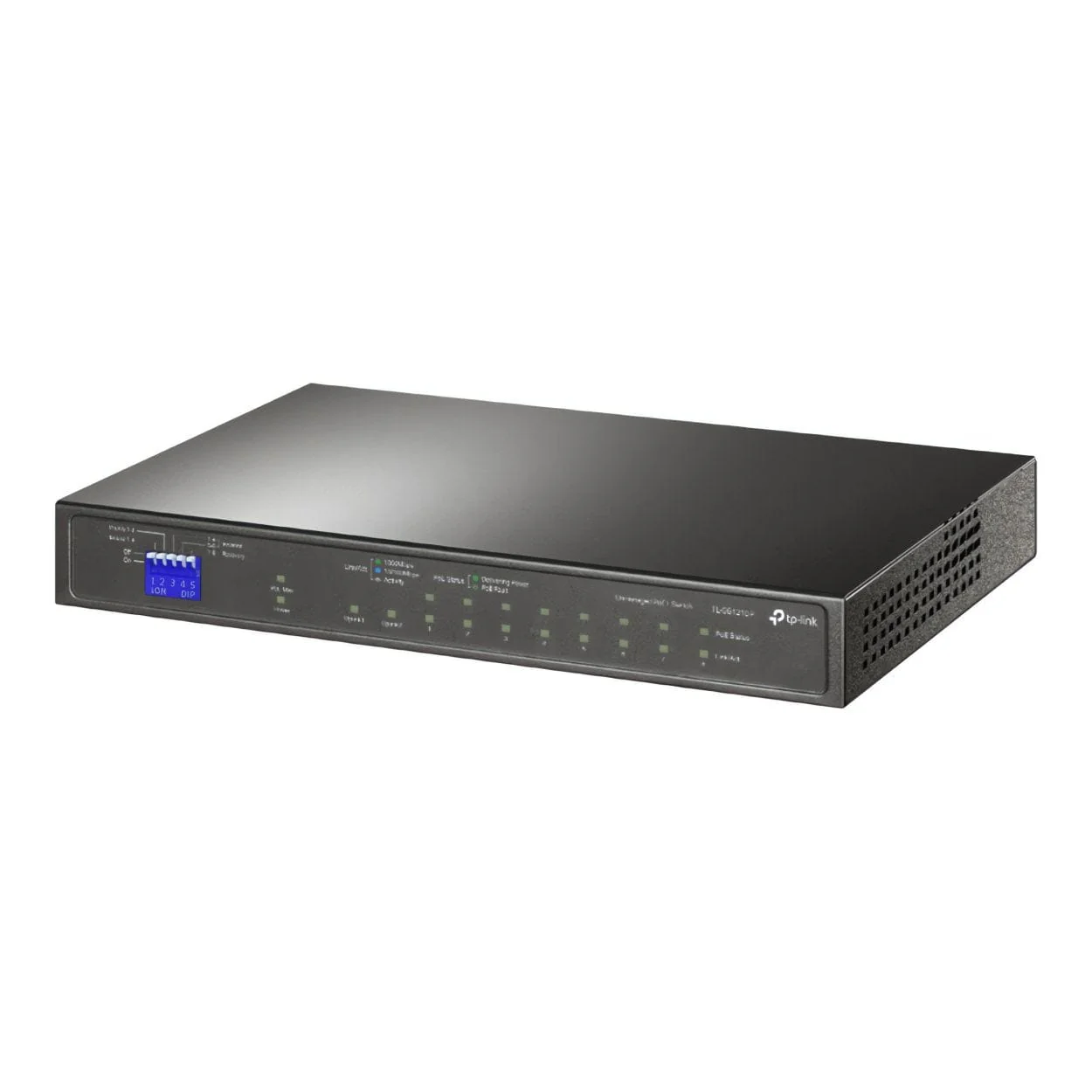 TP-Link TL-SG1210P 10-port Gigabit Desktop Switch with 8-port PoE+ - Image 2