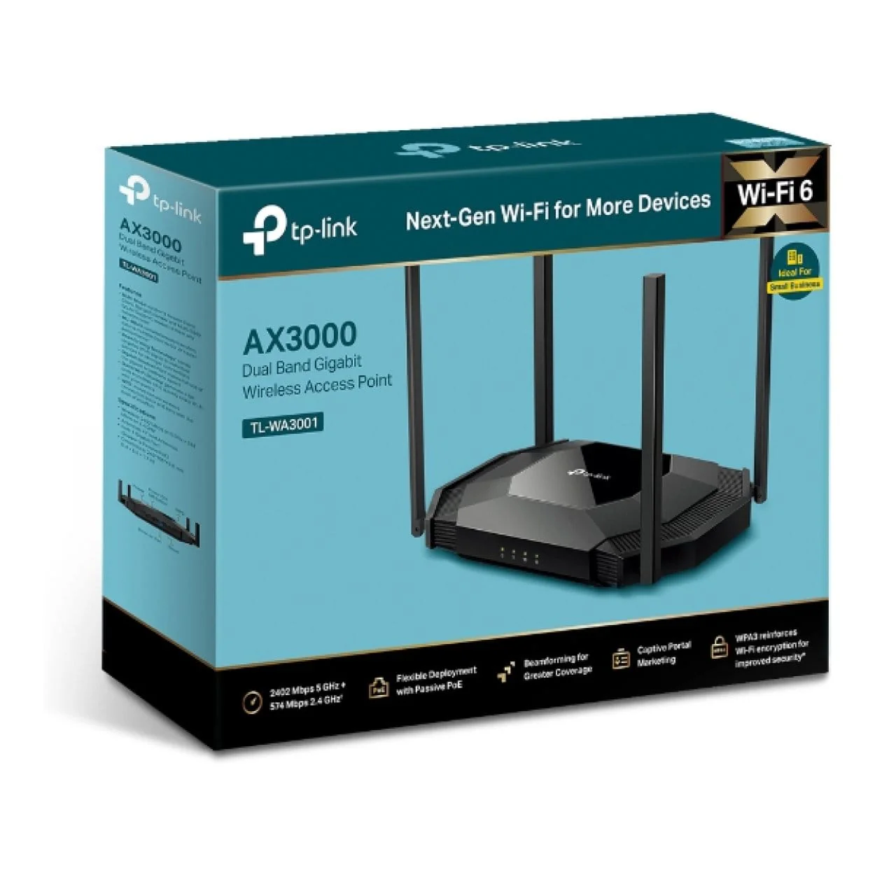 TP-Link TL-WA3001 AX3000 Gigabit Wi-Fi 6 Wireless Access Point - Image 4