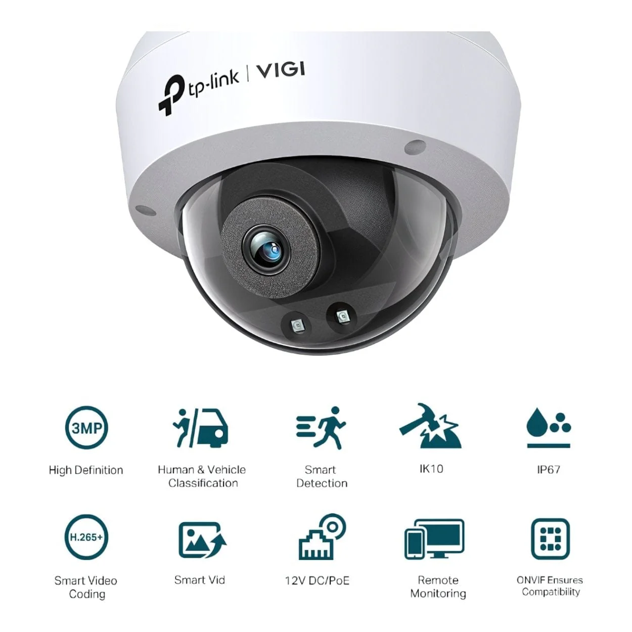 TP-Link VIGI C230I 3MP IR Dome Network Camera - Image 2