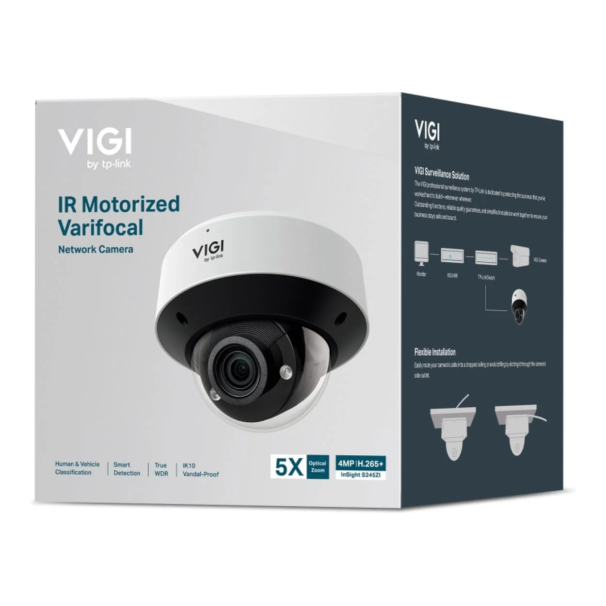 TP-Link VIGI InSight S245ZI 4MP IR Motorized Varifocal Dome Network Camera INSIGHT S245ZI - Image 4