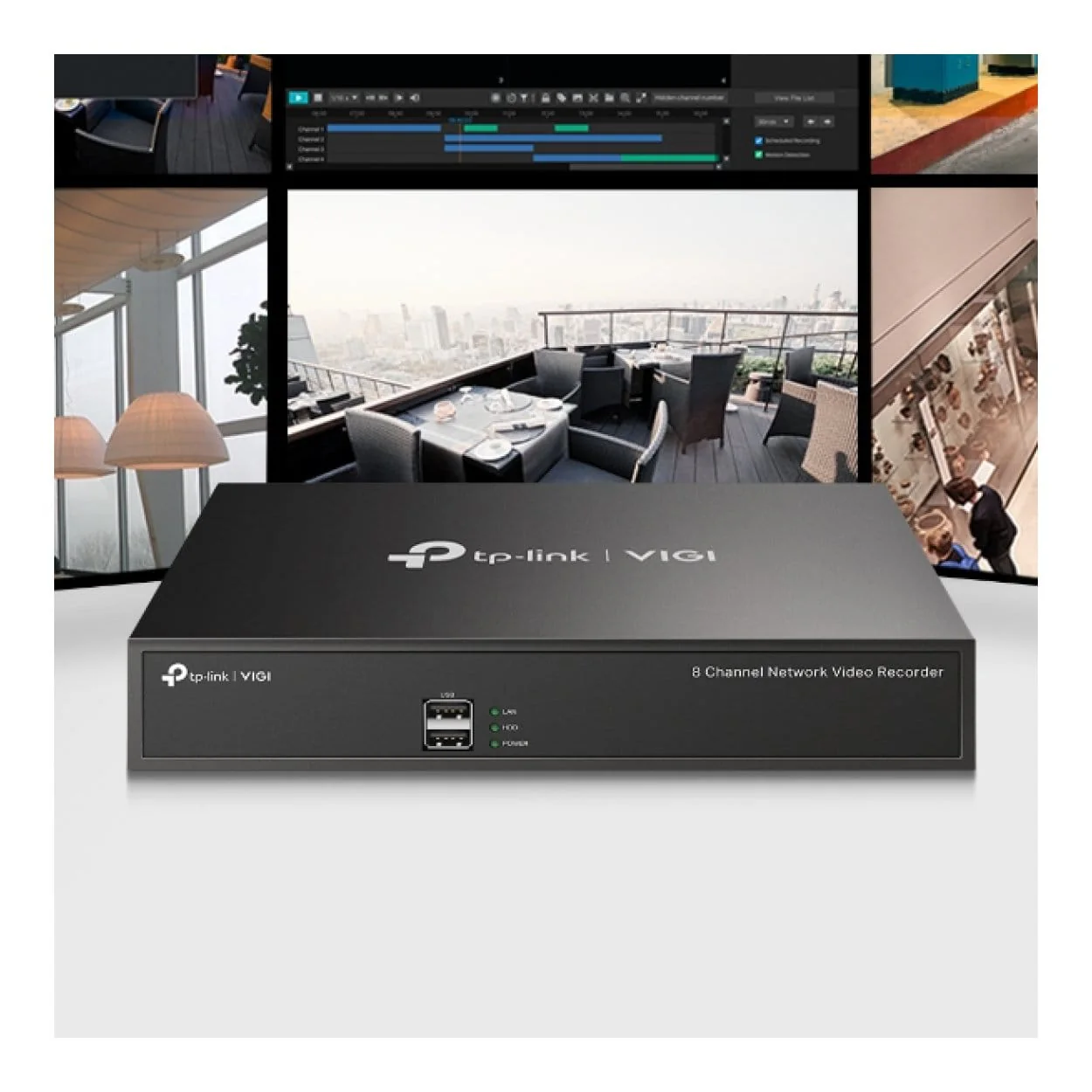 TP-Link Vigi NVR1008H 8-ch Network Video Recorder - Image 6
