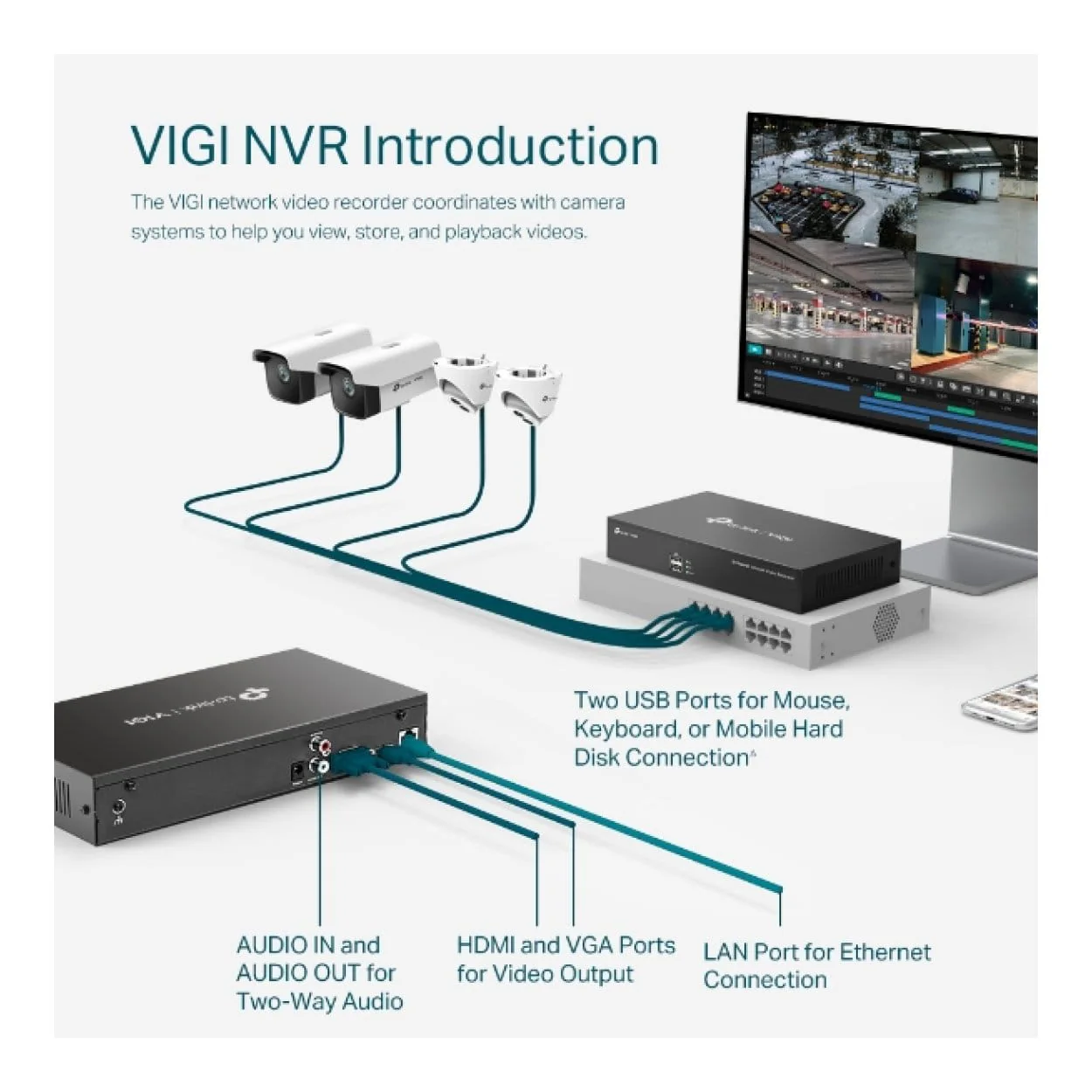 TP-Link Vigi NVR1008H 8-ch Network Video Recorder - Image 7