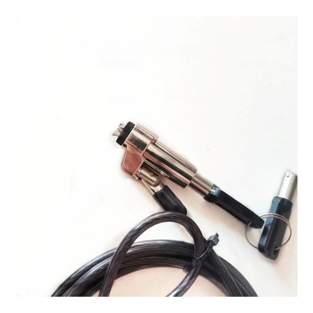 Tuff-Luv 1.8m Nano Slot Anti-Theft Steel Security Notebook Lock Cable with Keys MF4182 - Image 2