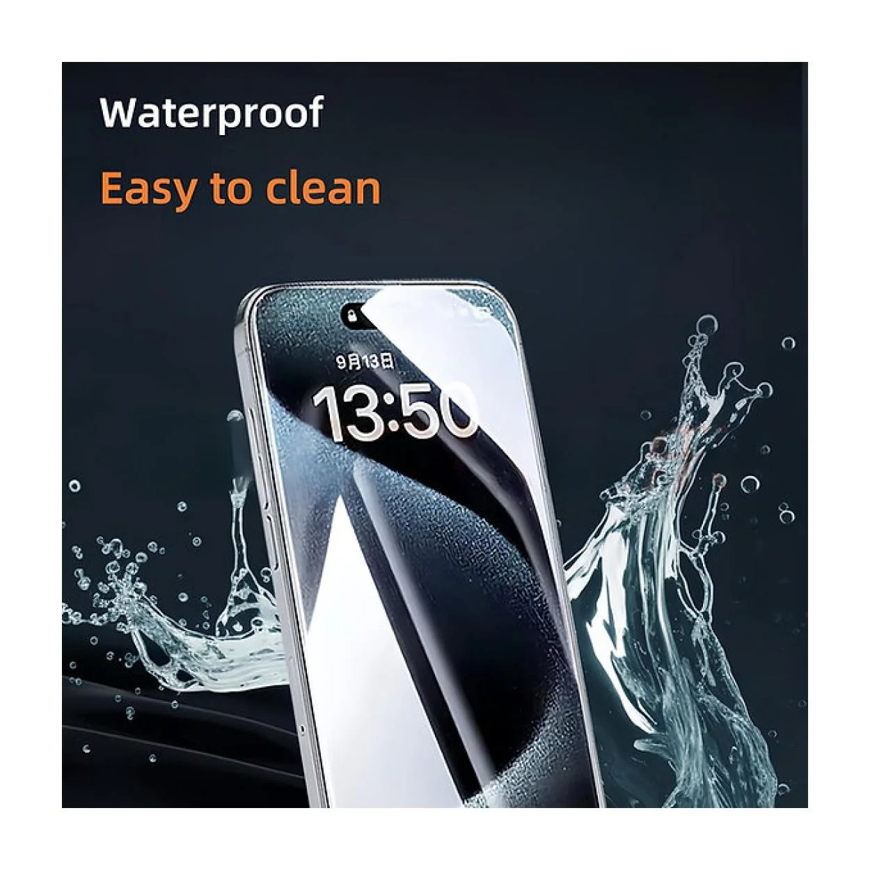 Tuff-Luv 2.5D Tempered Glass Screen Protector for Apple iPhone 16 Clear MF3666 - Image 2