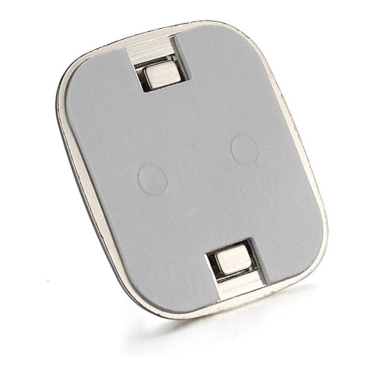 Tuff-Luv 2x2cm Desk Zinc Alloy Security Base Plate Silver MLOCK5 - Image 3