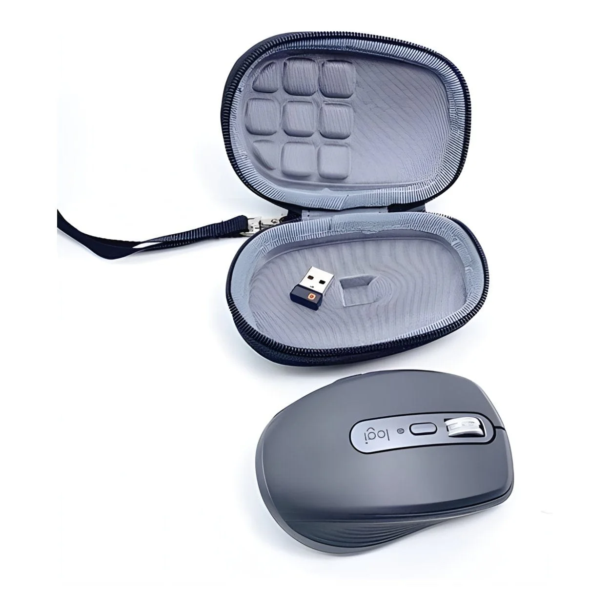 Tuff-Luv EVA Shockproof Portable Hard Mouse Case Black MF4095 - Image 2