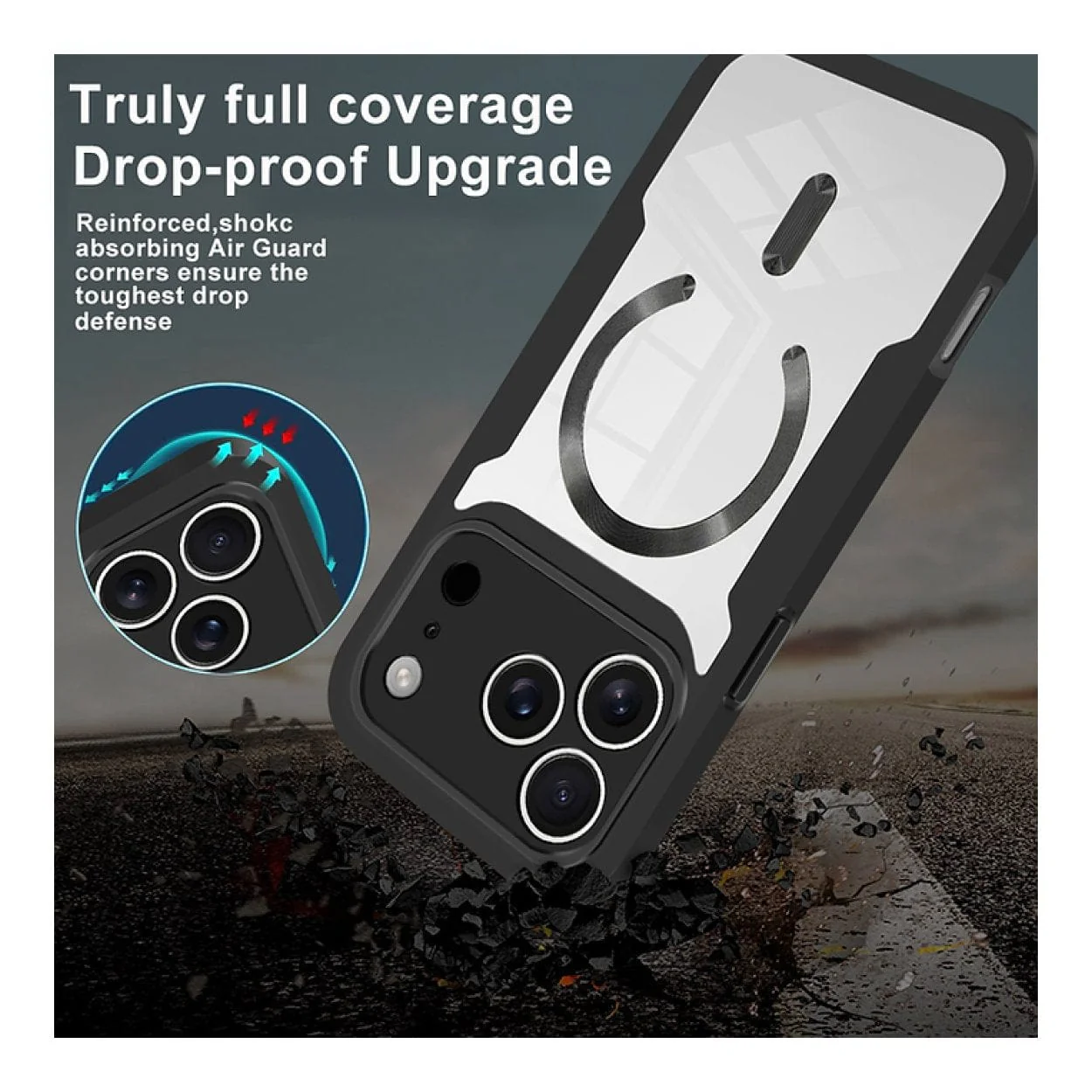 Tuff-Luv MagSafe Case with Built-in Screen Protector Compatible with iPhone 17 Pro MF4192 - Image 6