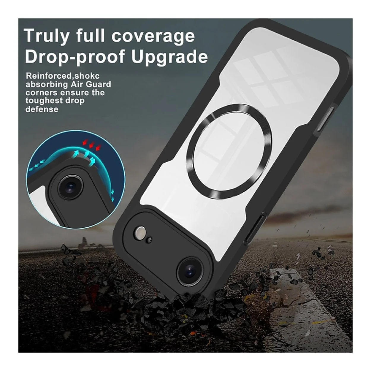 Tuff-Luv MagSafe Case with Built-in Screen Protector for iPhone 17 Air MF4195 - Image 6