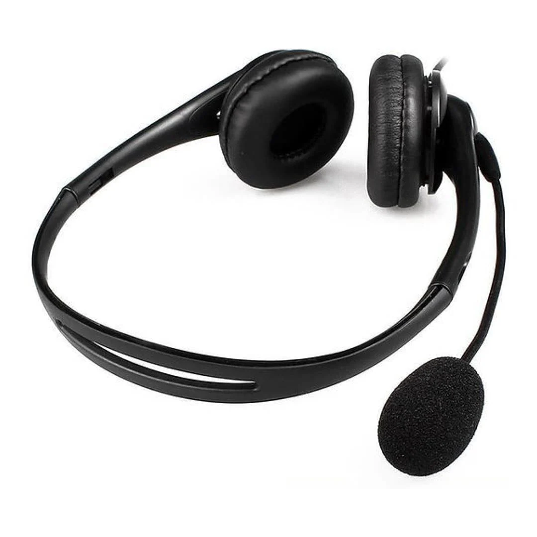 Tuff-Luv RJ9 Dual Ear Headset with Noise Isolating Microphone for Office Phones MF2591