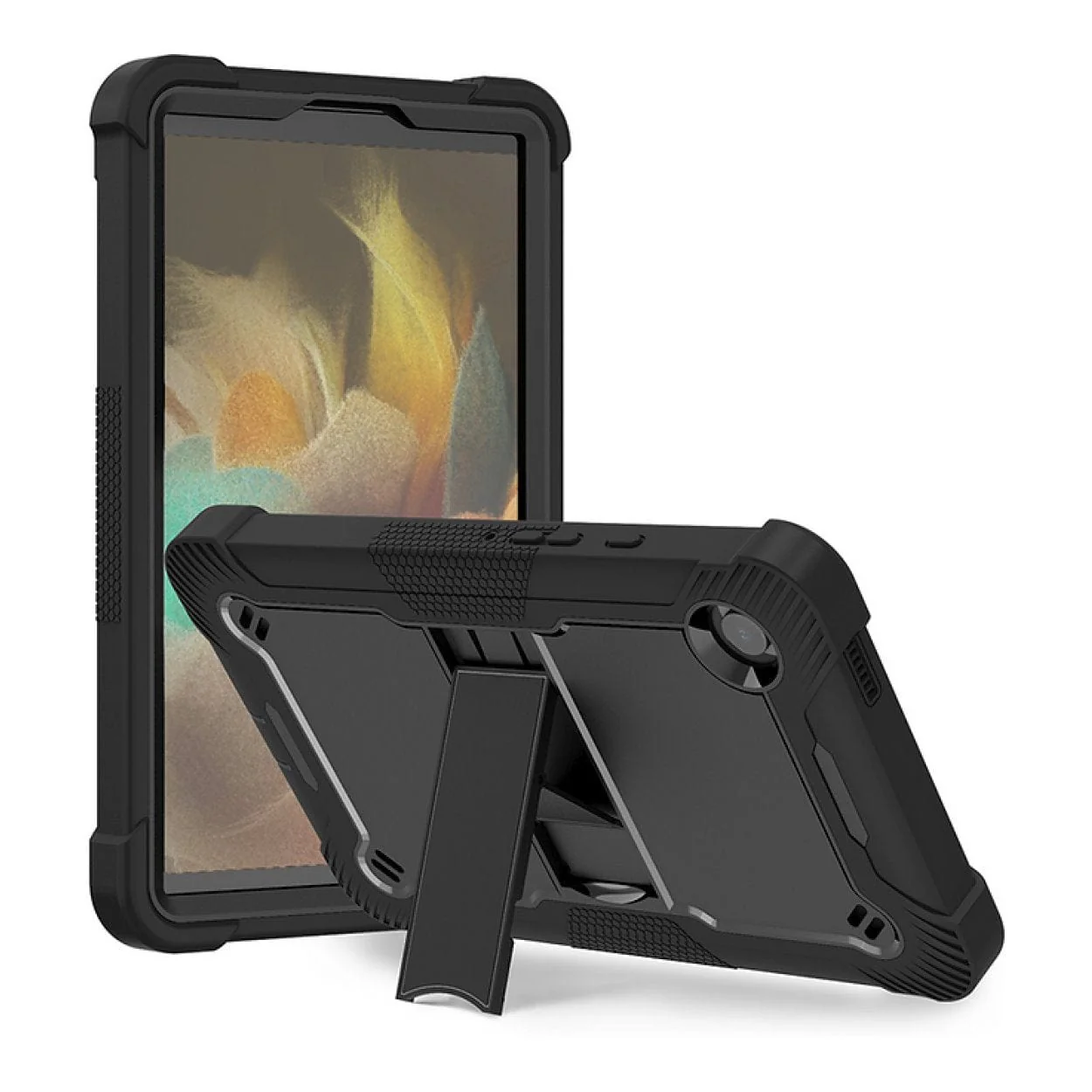 Tuff-Luv Rugged Case with Stand For Galaxy Tab A11 SM-X133/X135 Black MF4216 - Image 6