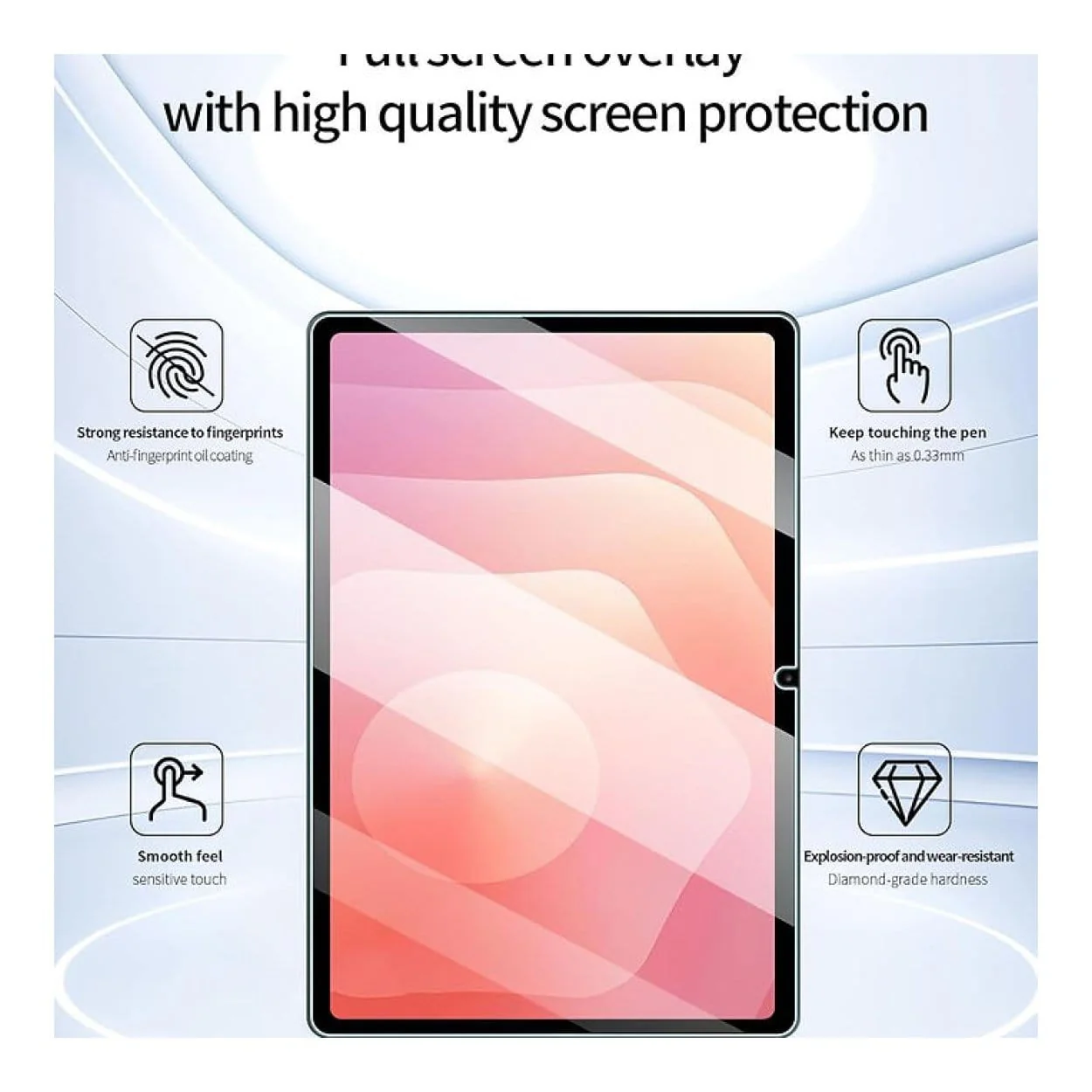 Tuff-Luv Tempered Glass Screen Protector for Galaxy Tab S11 X730/ X736/ X736B MF4211 - Image 4