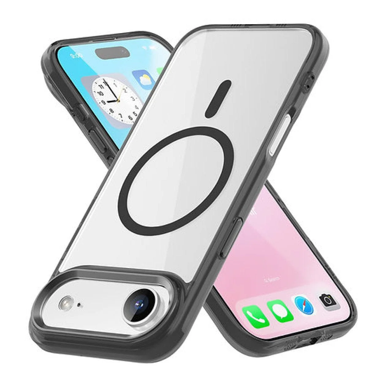Tuff-Luv Tough Acrylic 2 Tone Magnetic Magsafe Case For Apple iPhone 17 Air MF4185 - Image 2