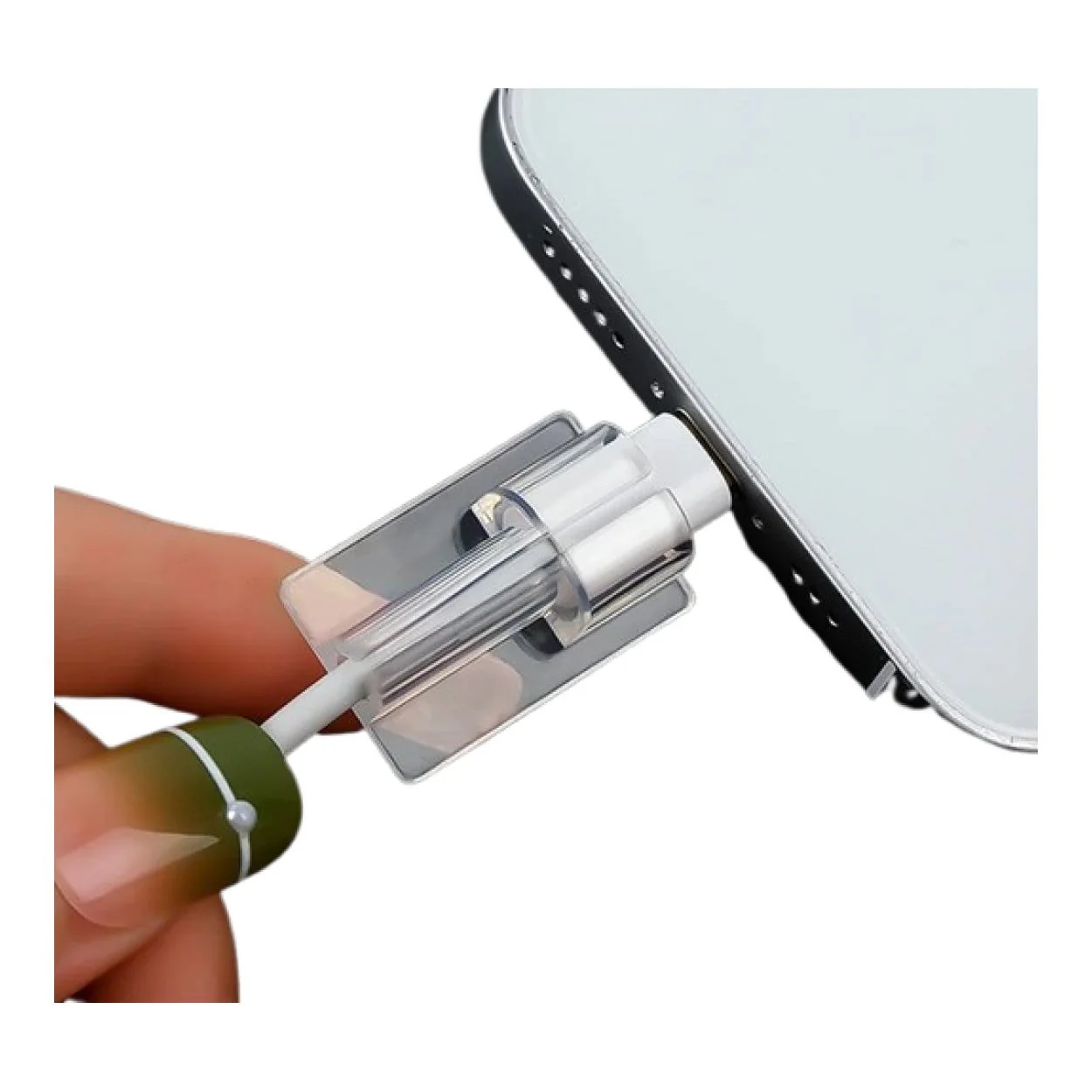 Tuff-Luv Universal Cable Protector for Charging Cables 1-piece Clear MF3617 - Image 4