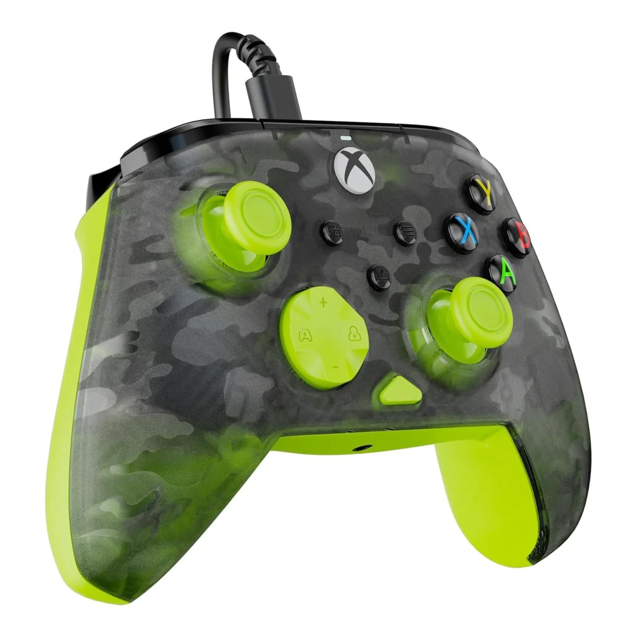 Turtle Beach Rematch Core Wired Gaming Controller for Xbox and PC - Ghost Black Camo/Yellow TBC-2001-75 - Image 2
