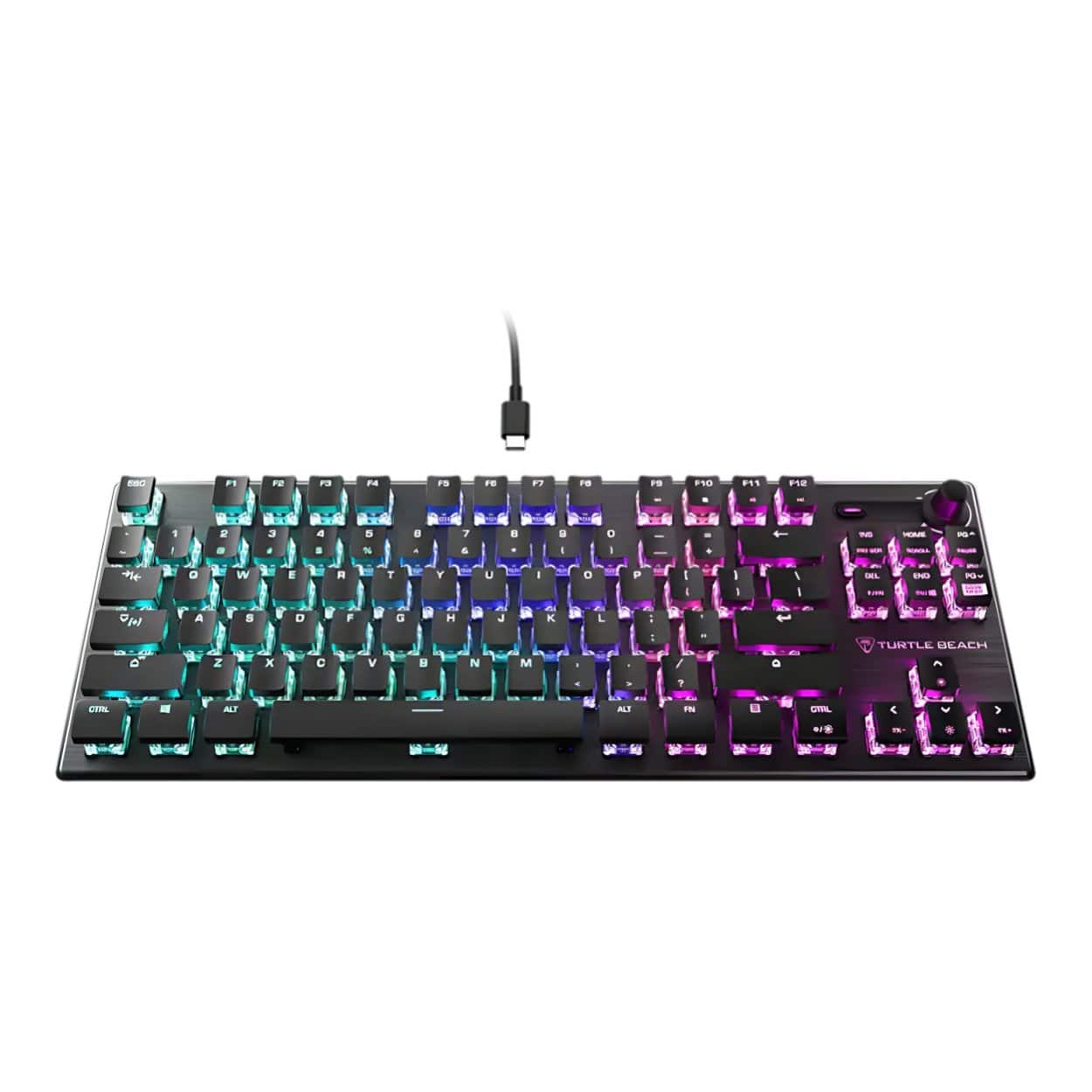 Turtle Beach Vulcan TKL AIMO RGB Wired Mechanical TITAN Linear Switch Gaming Keyboard TBK-2001-01-US - Image 3