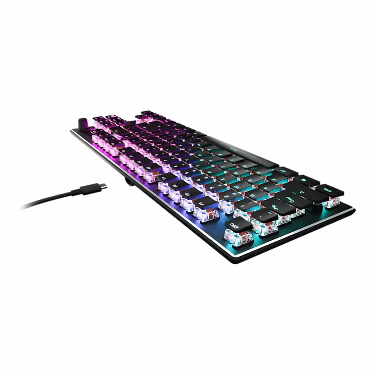 Turtle Beach Vulcan TKL AIMO RGB Wired Mechanical TITAN Linear Switch Gaming Keyboard TBK-2001-01-US - Image 6