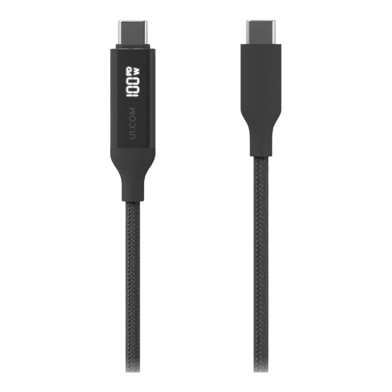 Ubiquiti 1m Charge Display USB-C Cable UACC-Cable-USB-100W-1M-BK - Image 2
