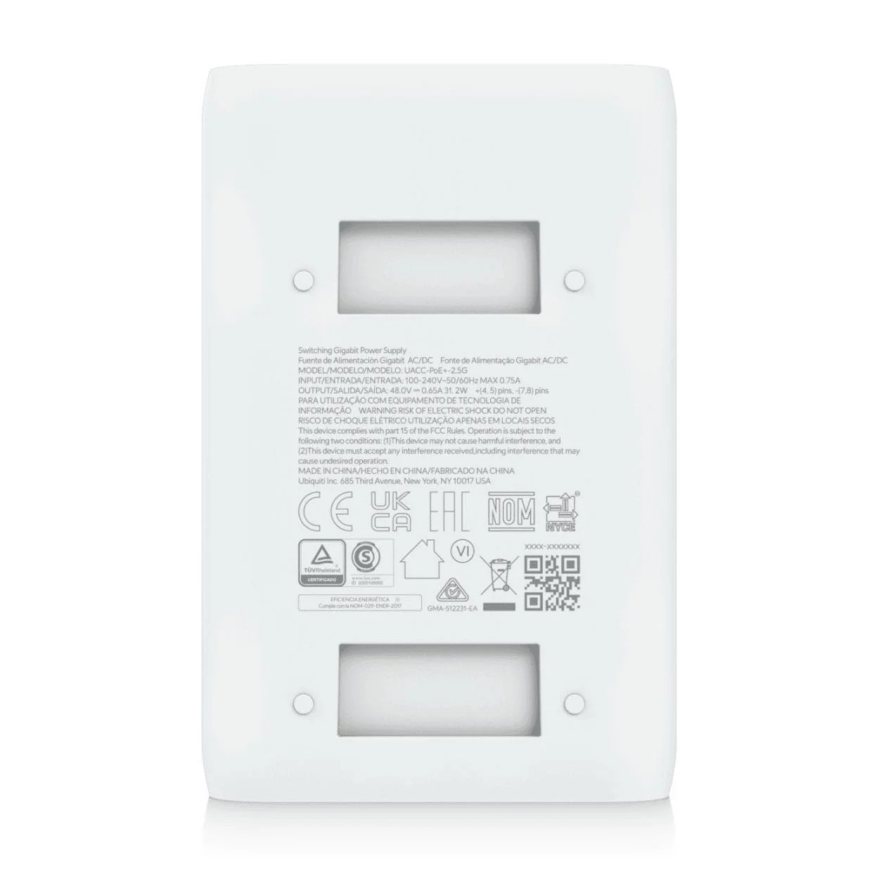 Ubiquiti 2.5Gbps 48V 30W PoE Adapter UACC-POE+-2.5G - Image 7