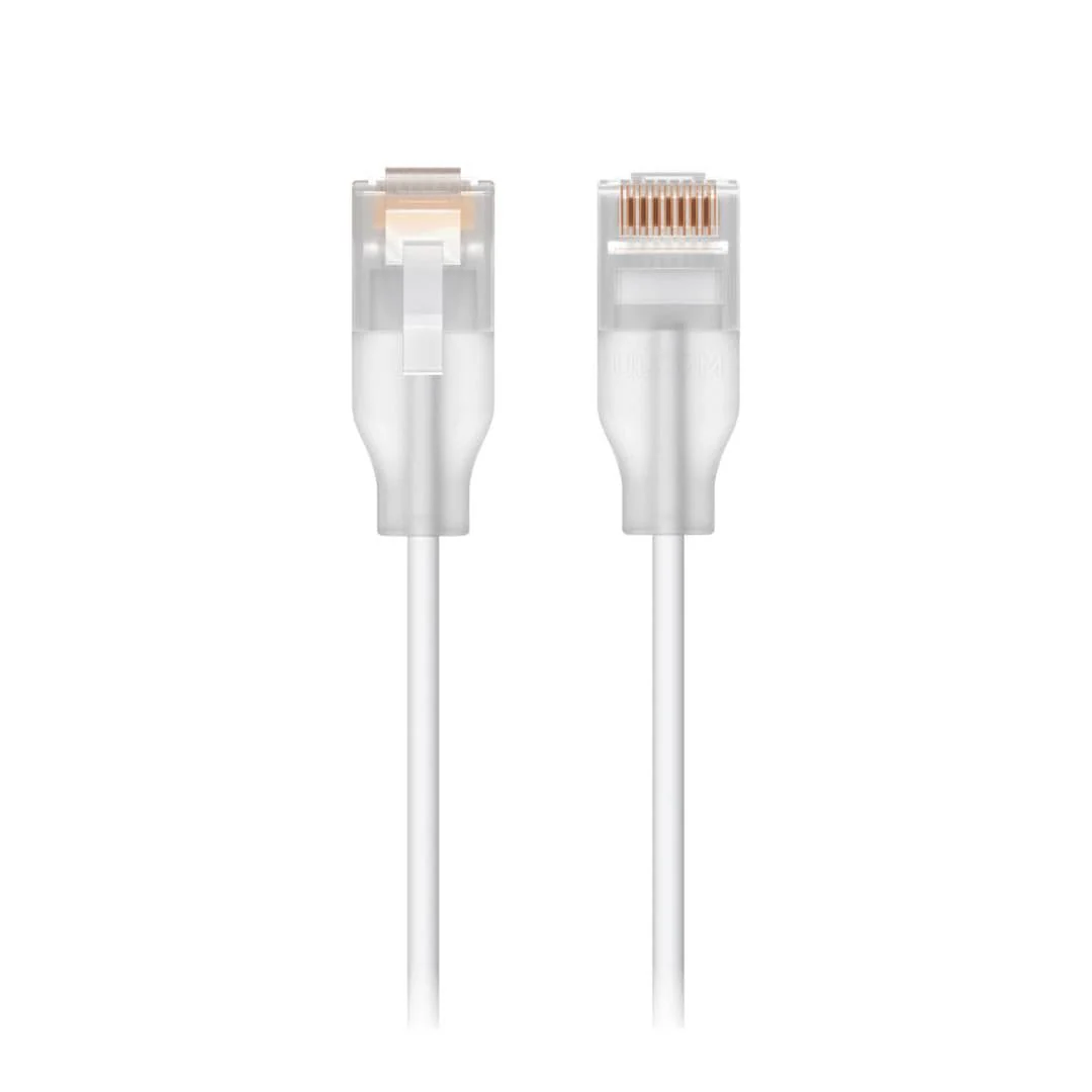 Ubiquiti UniFi Etherlighting CAT6 Patch Cable 30cm White UACC-CABLE-PATCH-EL-0.3M-W