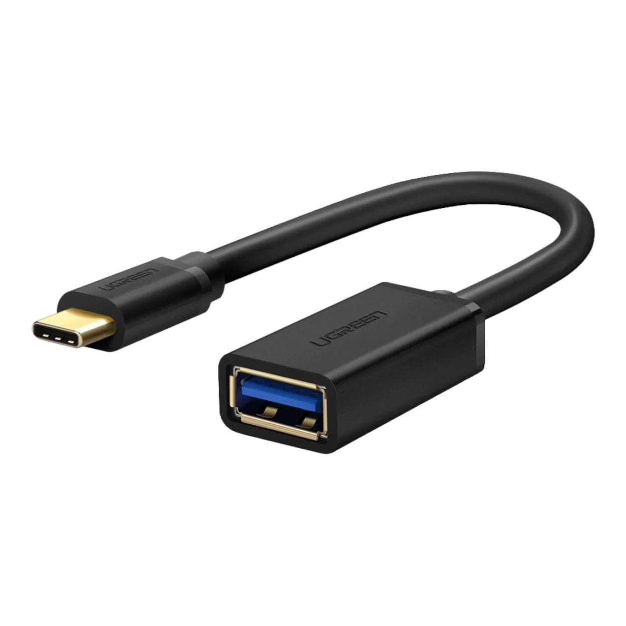 Ugreen 15cm USB-C Male to USB-A Female Adapter Black 30701 - Image 2
