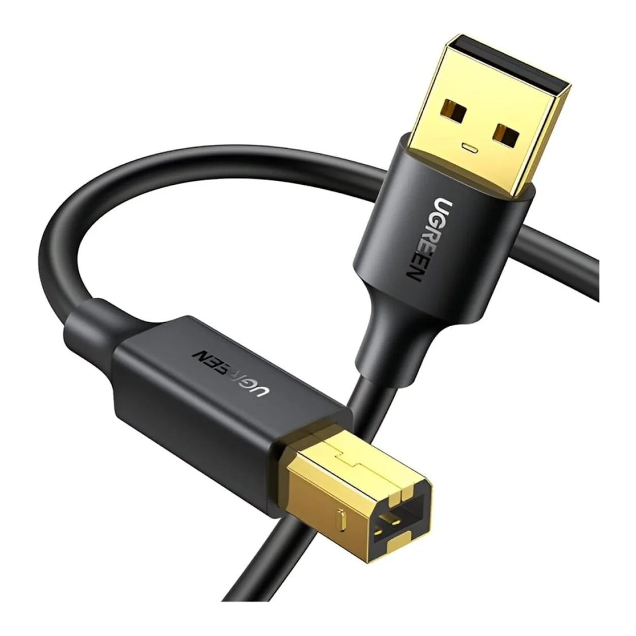 Ugreen 20847 2m USB 2.0 A to USB-B Printer Cable 480 Mbit/s Black - Image 2