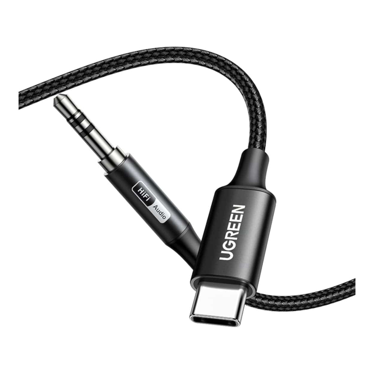 Ugreen 2m USB-C to 3.5mm AUX Audio Cable Black 65102 - Image 2