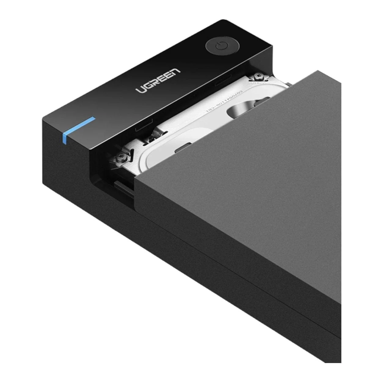Ugreen 3.5-inch SATA Hard Drive USB 3.0 5Gbps Enclosure Black 50422 - Image 2