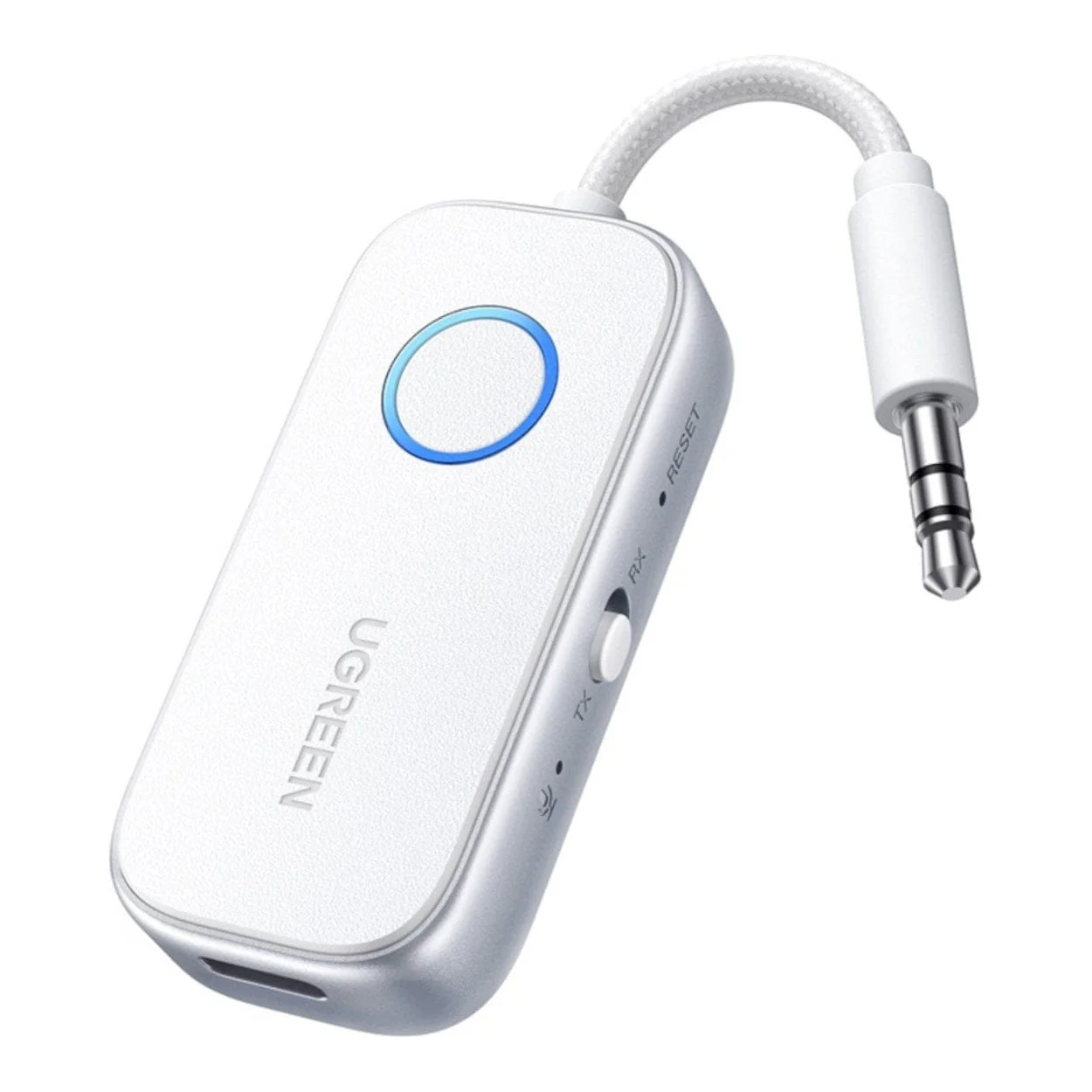Ugreen 3.5mm Bluetooth 5.4 Audio Receiver/Transmitter White 45812 - Image 3