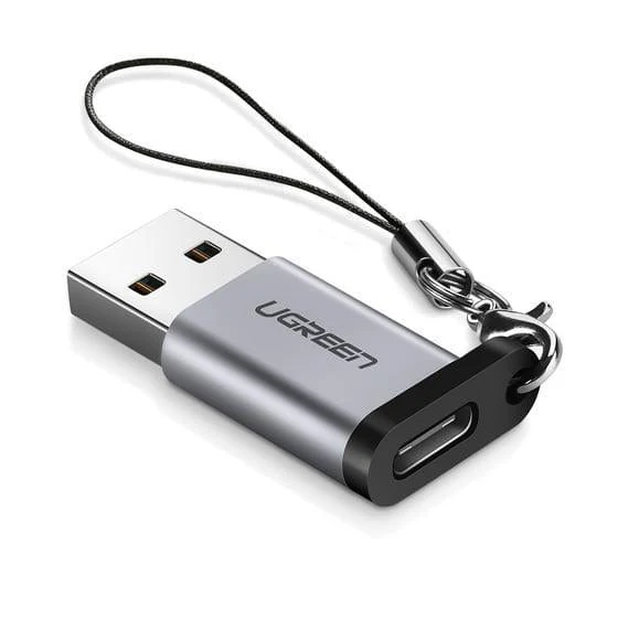 Ugreen USB-A Male to USB-C Gen 1 Female Adapter Grey 50533