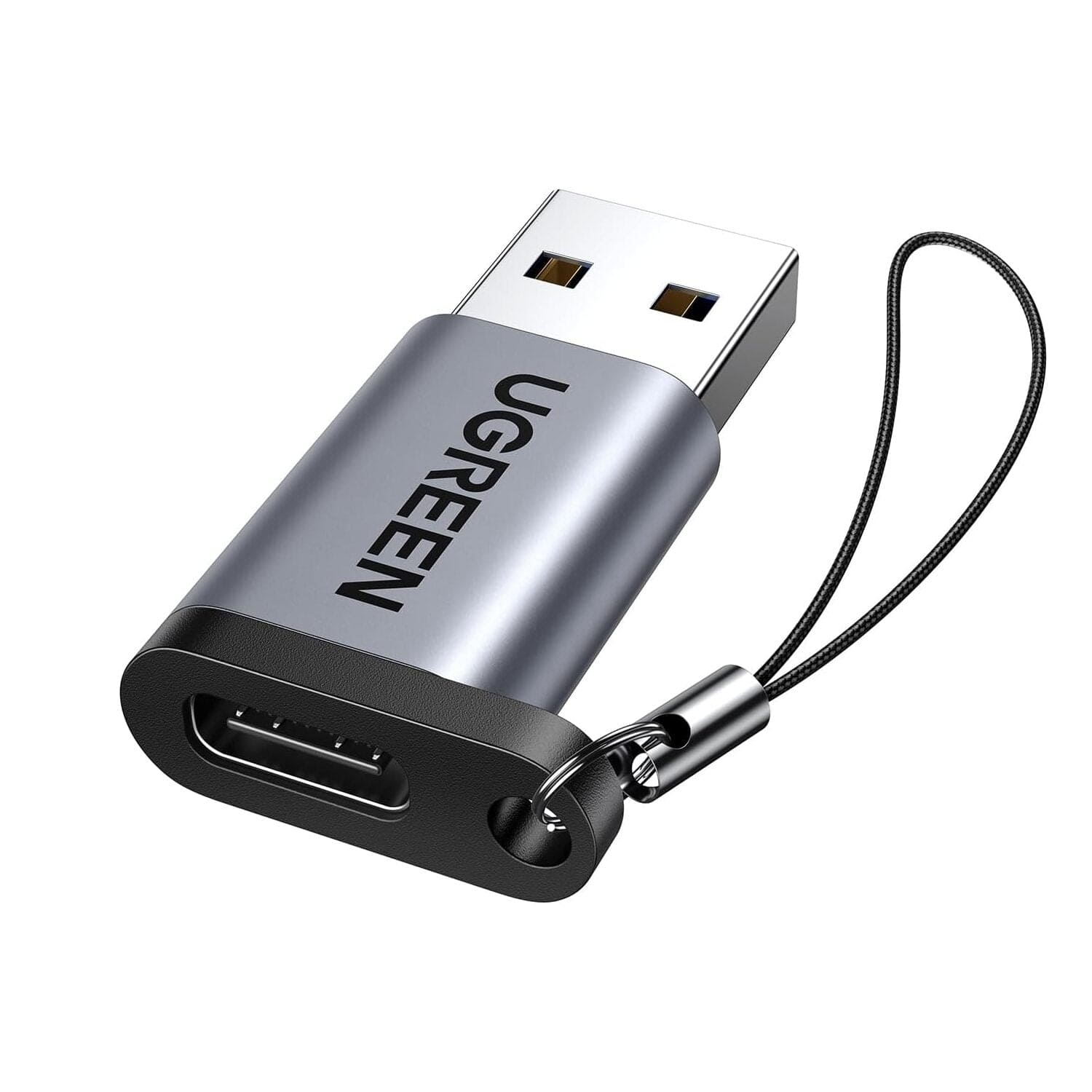 Ugreen USB-A Male to USB-C Gen 1 Female Adapter Grey 50533 - Image 2
