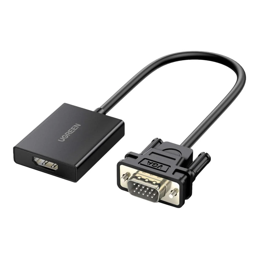 Ugreen VGA Male to HDMI to Female 1080P Full HD Converter Black 50945