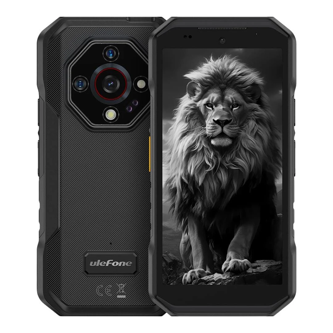 Ulefone Armor X32 Pro 5.65-inch Rugged Phone - MediaTek Dimensity 6300 256GB ROM 8GB RAM 5G Android 15 Black