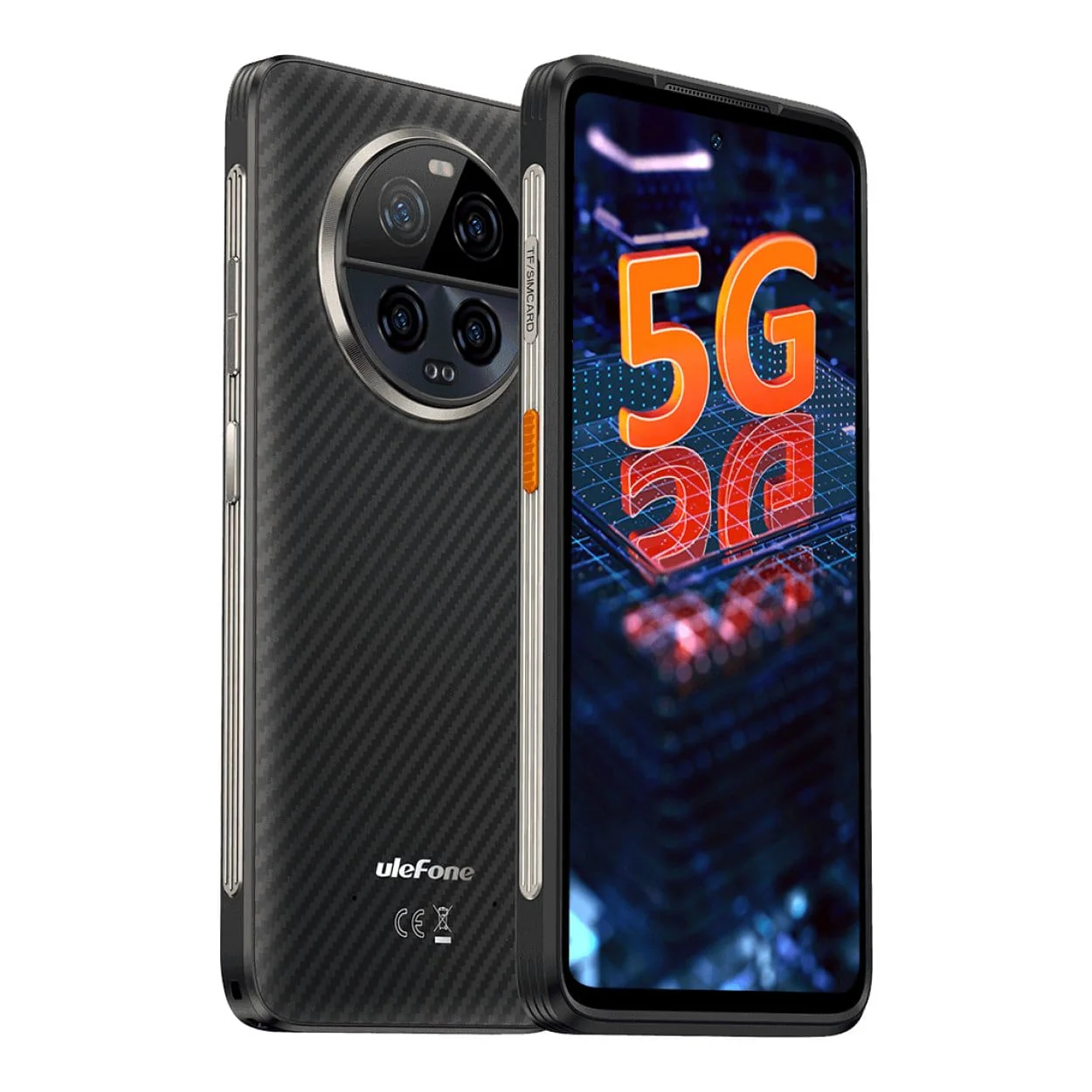 UleFone Power Armor 23 Ultra 5G Rugged 6.78-inch Smartphone - MediaTek 8020 512GB ROM 12GB RAM Android 13 Black - Image 5