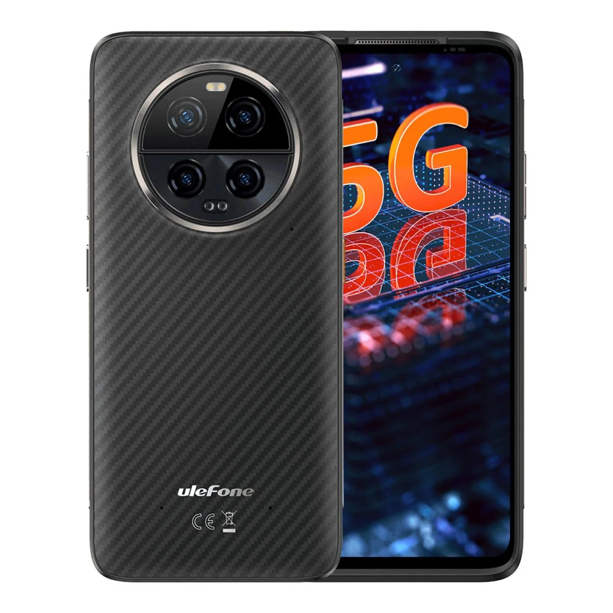 UleFone Power Armor 23 Ultra 5G Rugged 6.78-inch Smartphone - MediaTek 8020 512GB ROM 12GB RAM Android 13 Black - Image 6