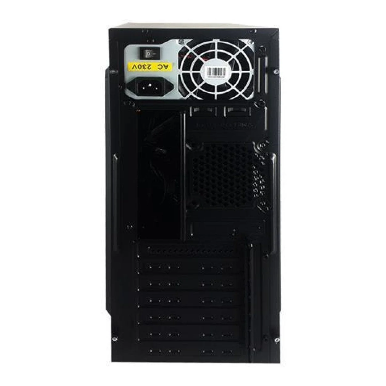UniQue E188 Micro-ATX PC Case with 400W Power Supply Black - Image 3