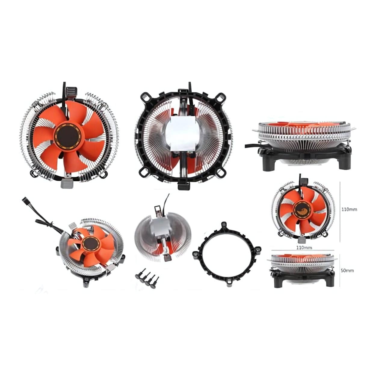 UniQue Thermal Cooling Processor Heatsink and Fan UN65WCPUFAN - Image 4