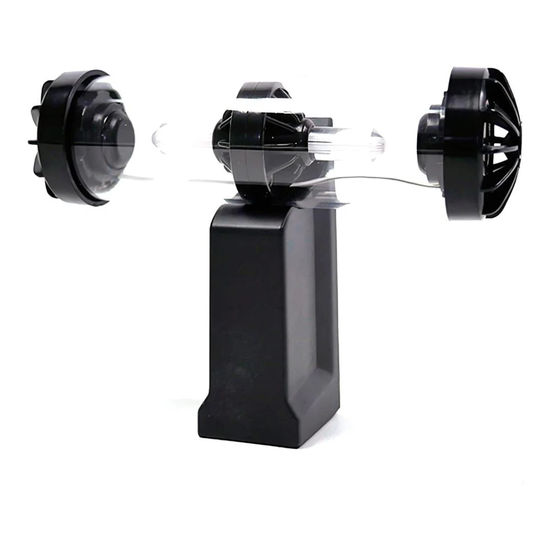 UniQue Transparent Tube Blue LED Stereo Speaker LS159-BK