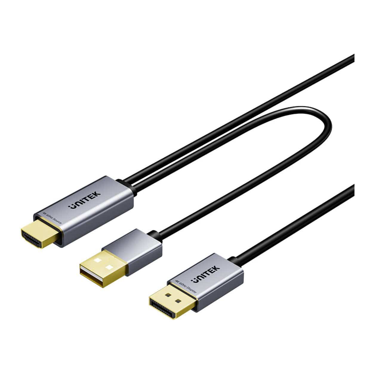 Unitek 4K HDMI to DisplayPort Cable 1.8m V1714AGY01 - Image 2
