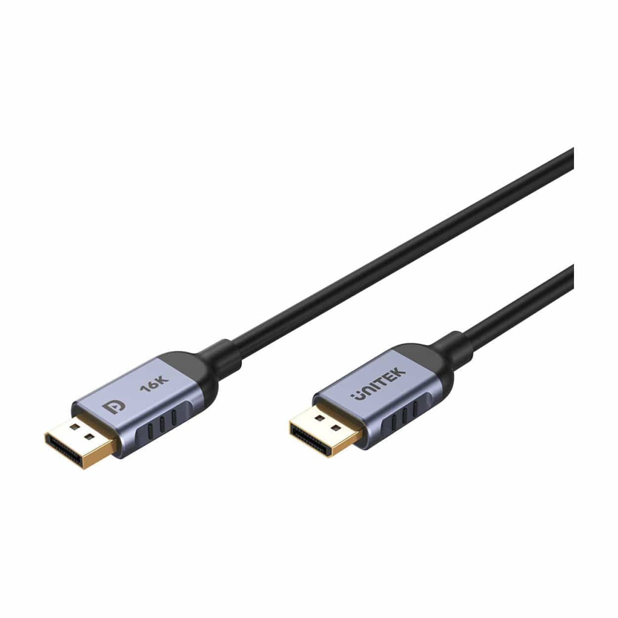 Unitek 8K 120Hz DisplayPort Male to Male Gaming Cable 2m C1626GY01-2M - Image 2