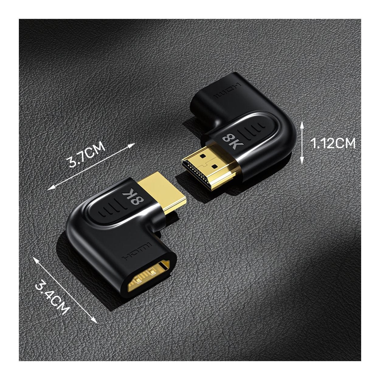 Unitek 8K HDMI Vertical Flat Adapter A1047ABK03 - Image 6