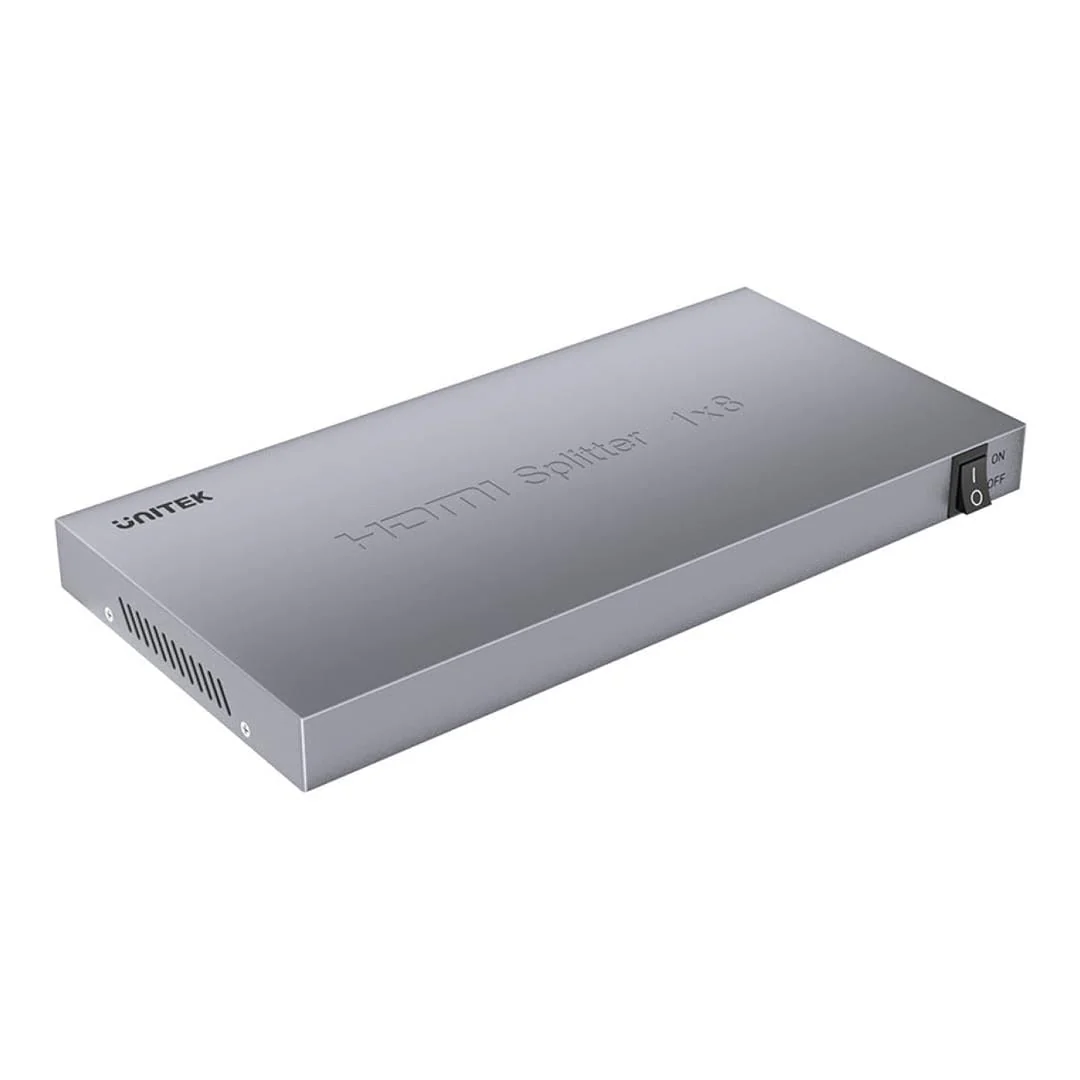 Unitek 9-port 4K HDMI Splitter Grey V1132A01-UK