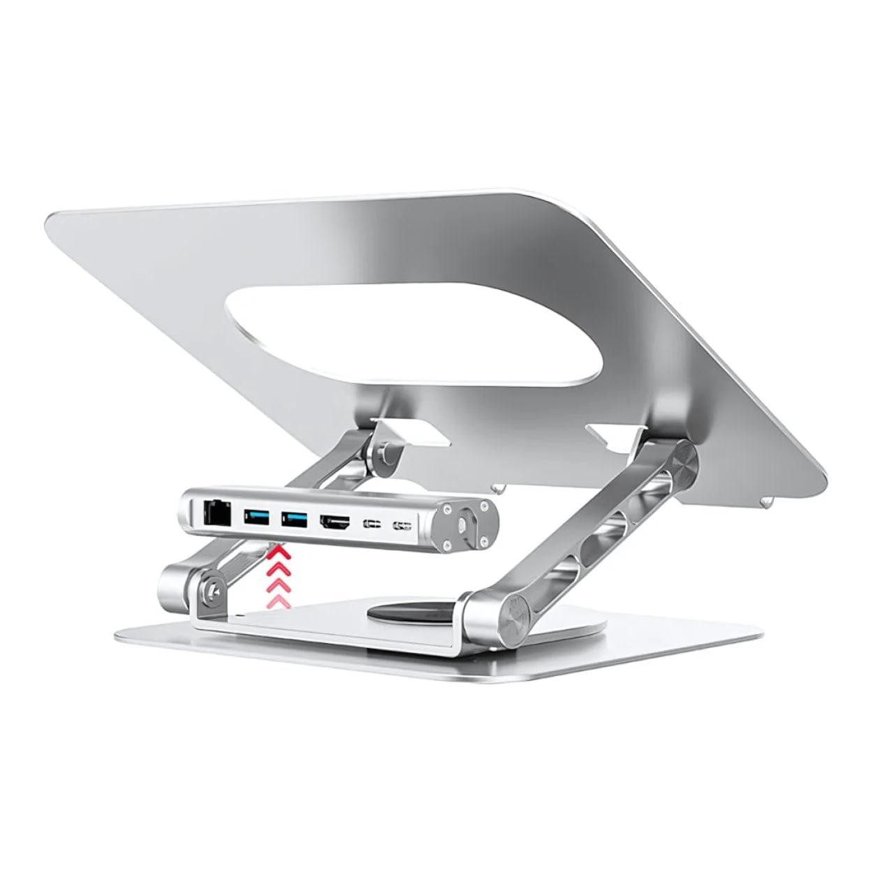 Unitek D1109B01 Notebook Stand with Detachable USB-C Hub - Image 3