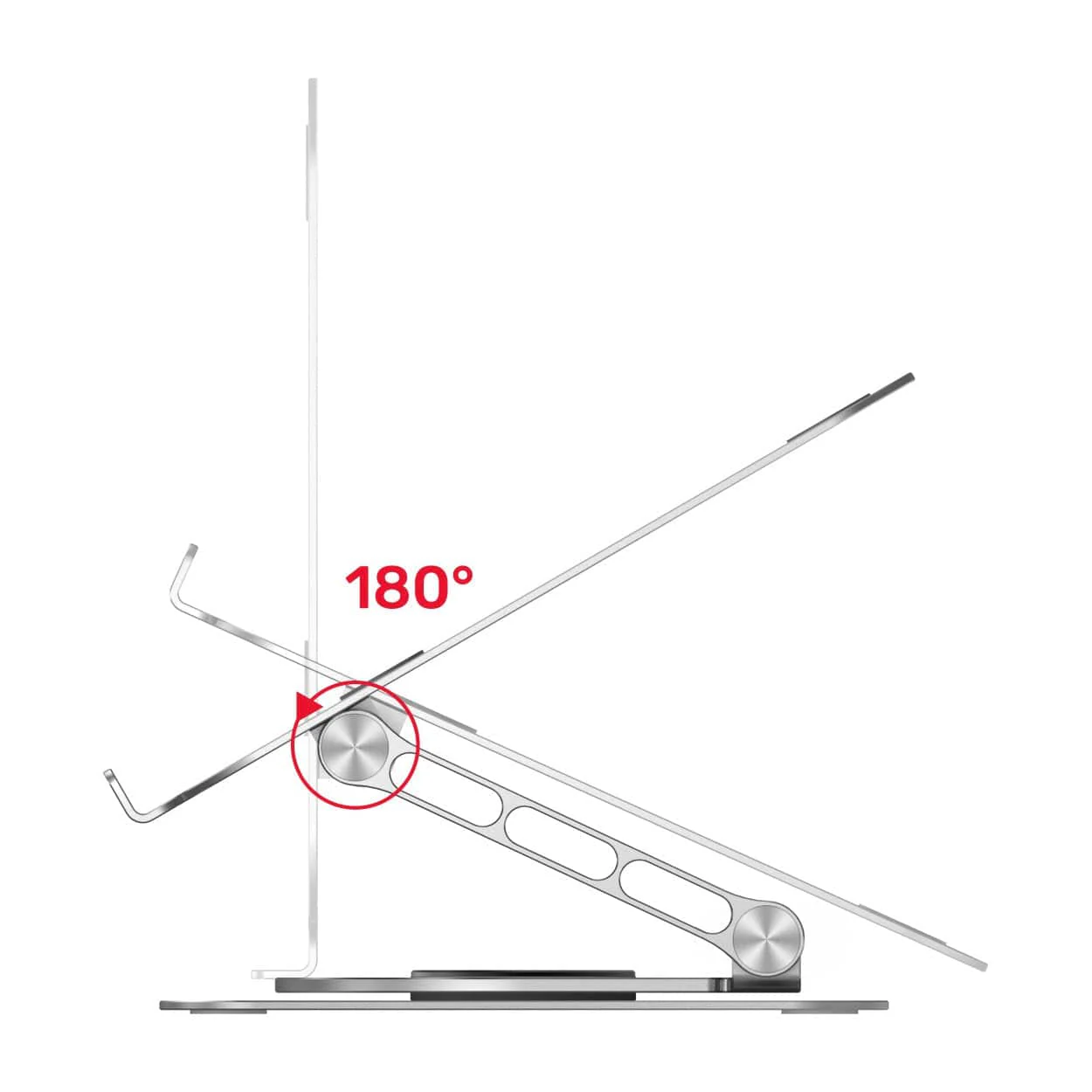 Unitek OT180SL01 Adjustable 360 Degree Rotating Notebook Stand - Image 4