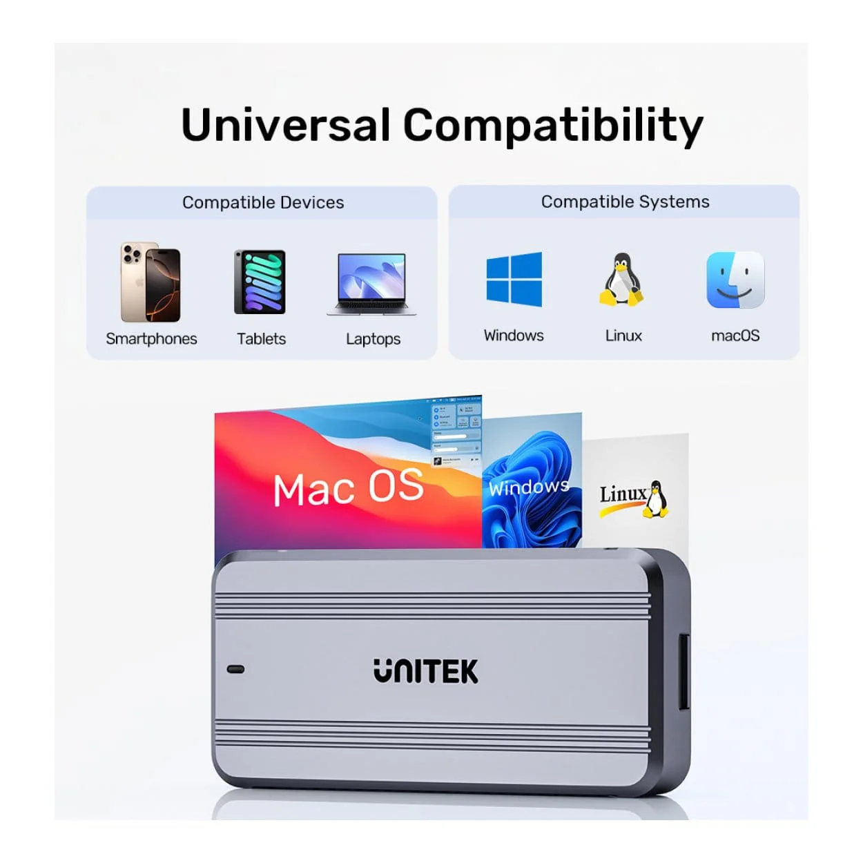 Unitek SolidForce Reefer TurboCool M.2 USB4 SSD Enclosure S1242AGY01 - Image 9