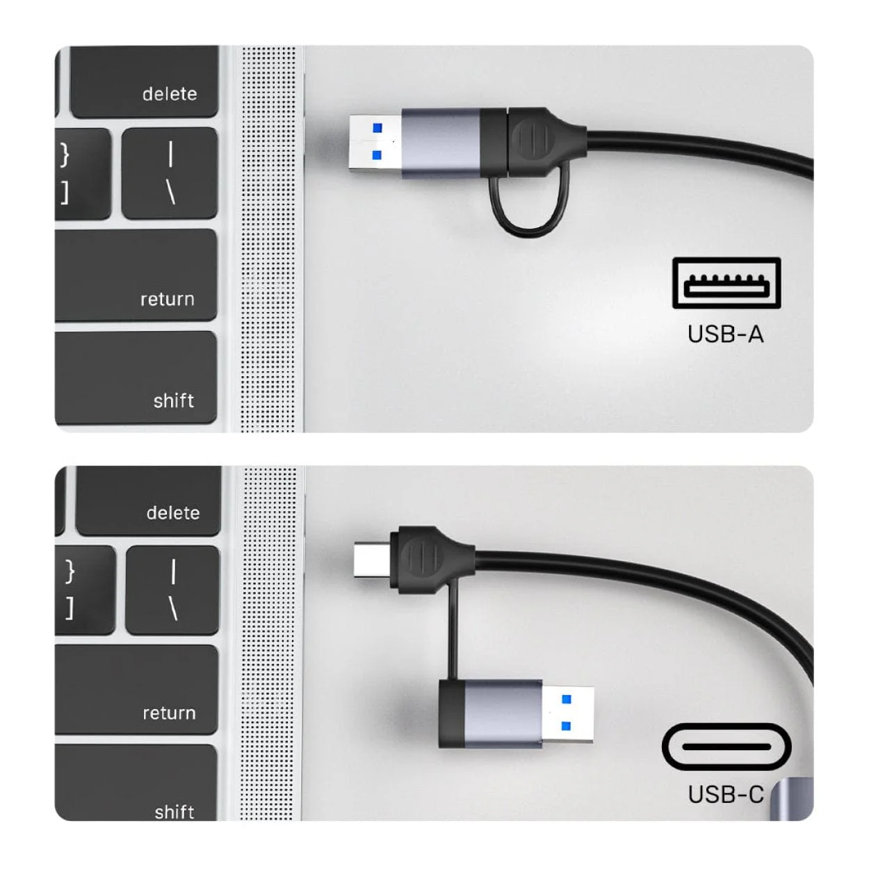 Unitek uHUB P5+ 5-in-1 USB Hub with Memory Card Reader H1320AGY01 - Image 6